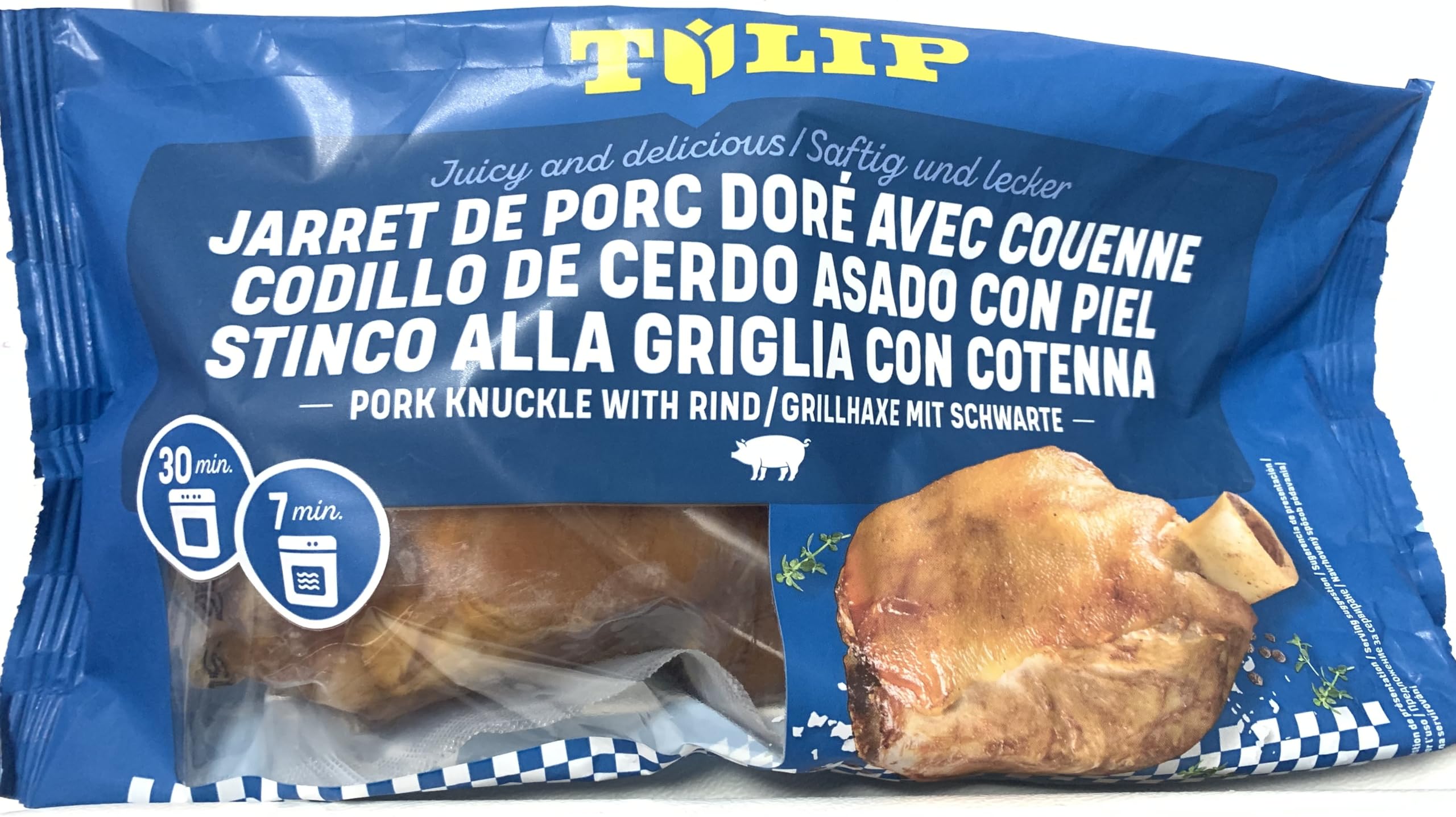 Codillo de Cerdo Asado Con Piel
