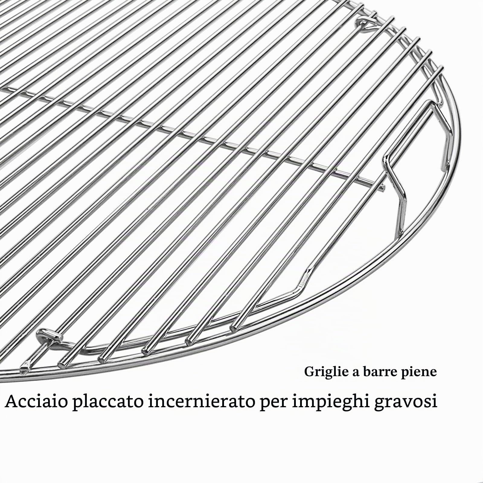 GFTIME DIA 54,6 cm Griglie di cottura nichelate Griglie Griglia Pezzi di ricambio di ricambio per griglia per Weber 7436, Accessori per griglia a carbone Weber da 57 cm