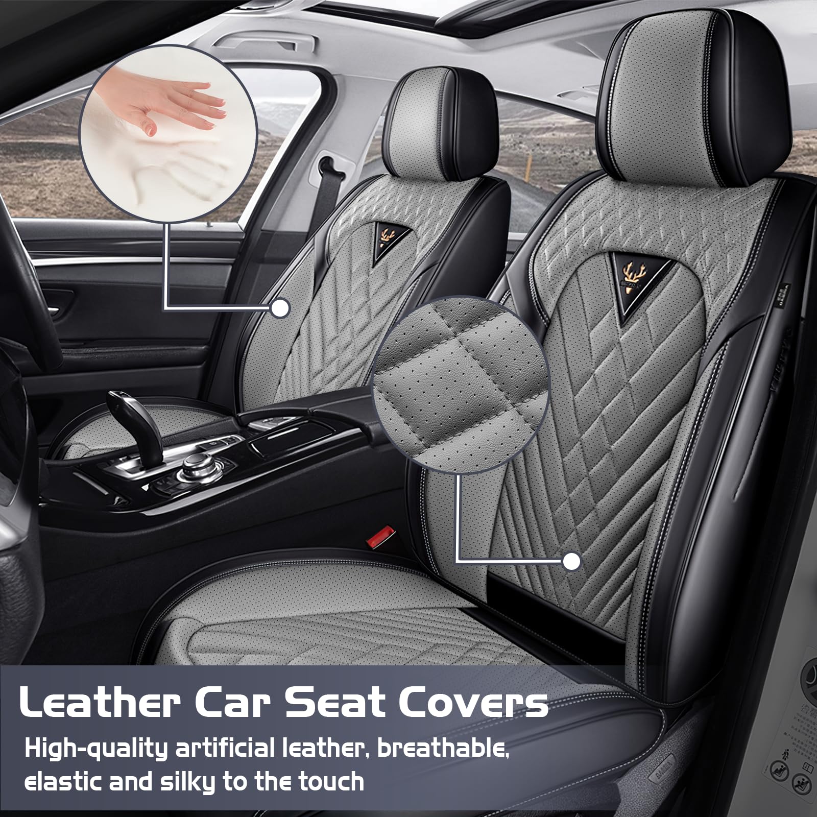 Car Seat Covers for Lexus 2000-2026 Waterproof Nappa Leather Full Set Seat Cover Anti-Slip and Comfortable Automotive Seat — view 2