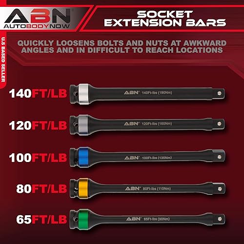 Miniatura 2 de ABN Kit de herramientas de 65-140 pieslb de 12 pulgada de largo con código de color