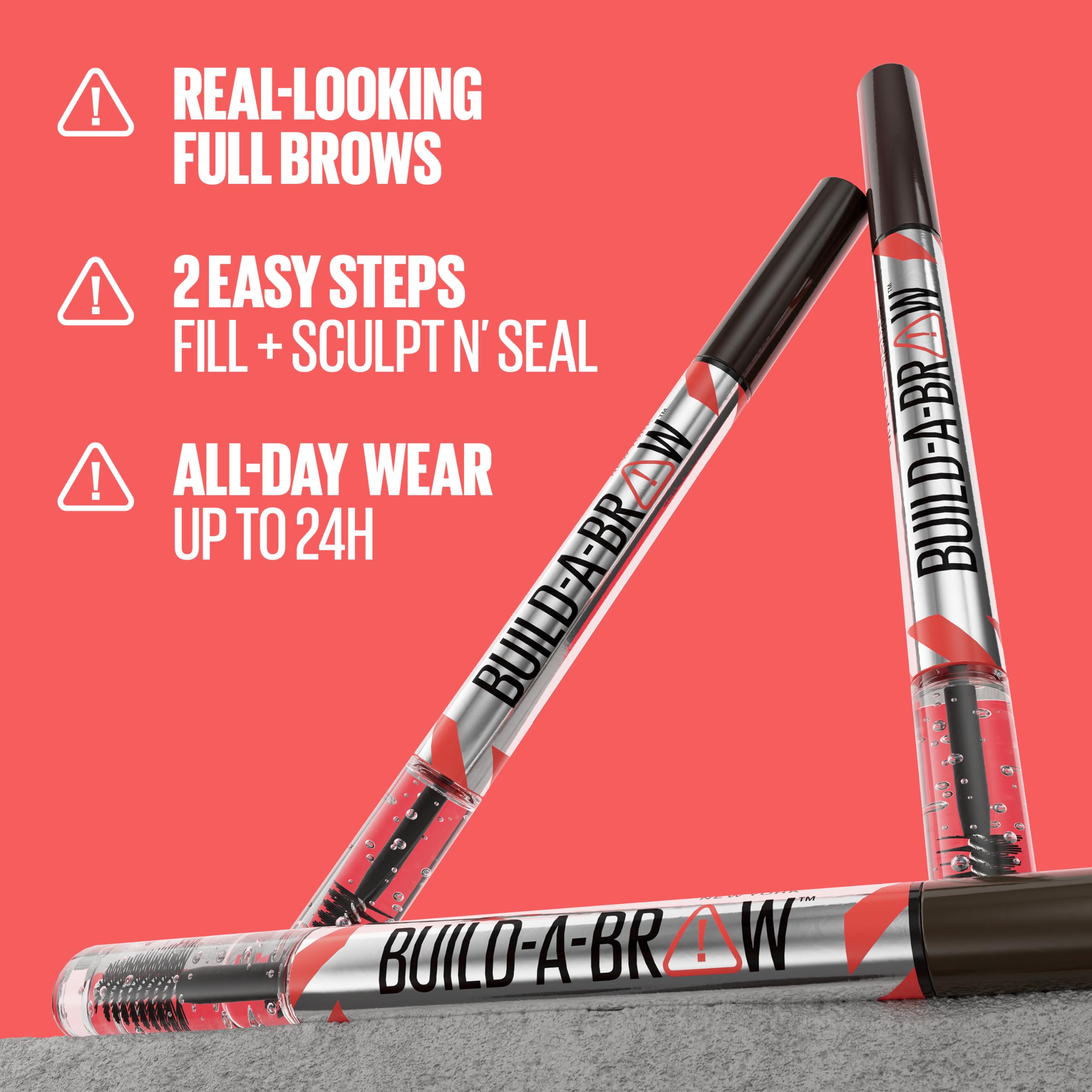 MAYBELLINE Build a Brow 2in1 Kaş Kalemi ve Jeli Deep Brown