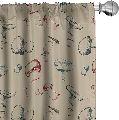 Miniatura 42 de Lunarable - Paneles de cortinas multicolor Amarillo y rojo,Negro y rosa,Bronceado oscuro,Verde,Naranja Marrón,Naranja y blanco,Naranja Amarillo,Rosa