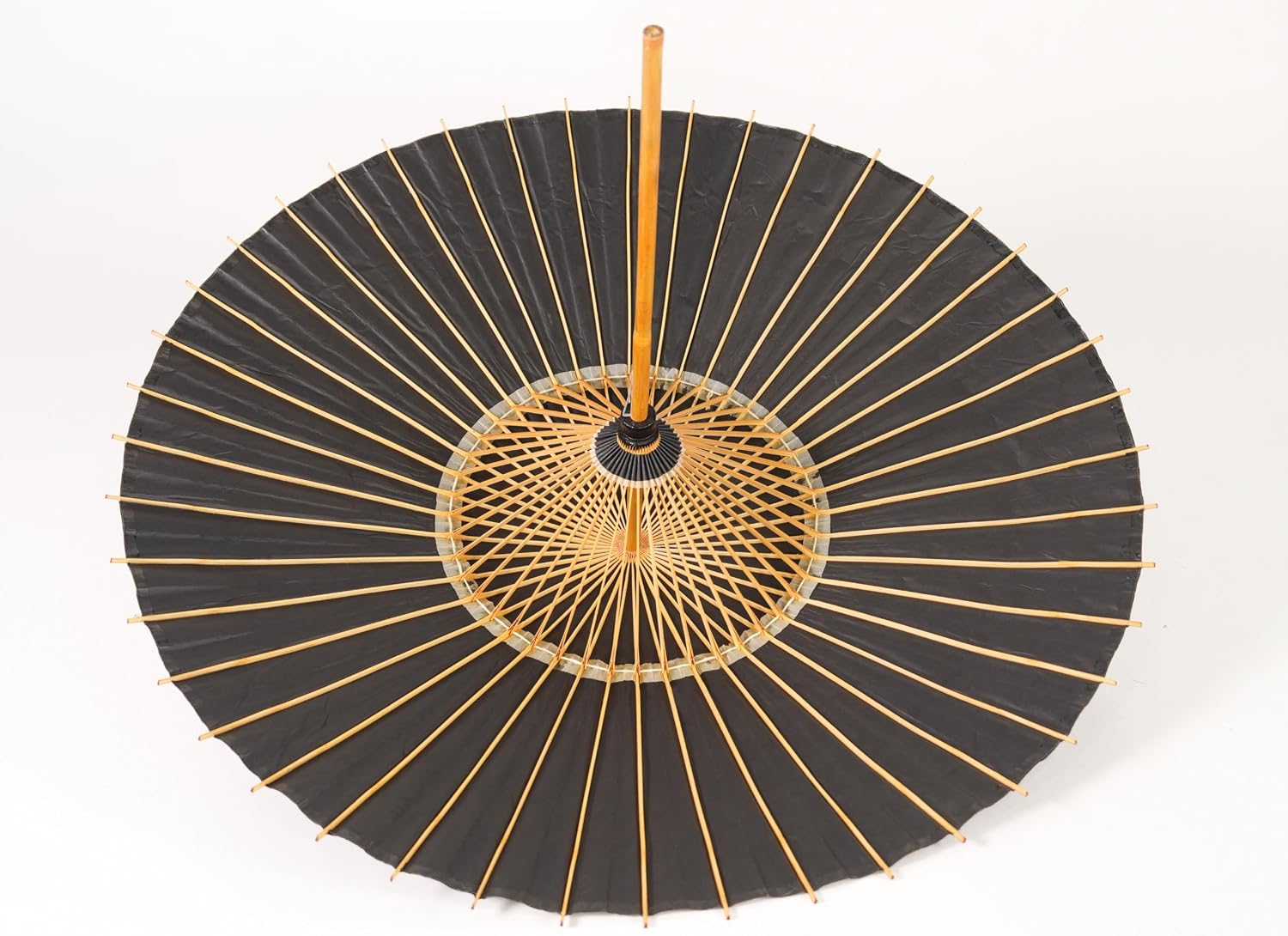 Asian Home Rainproof Handmade Japanese Oiled Paper Umbrella Parasol 41.7inch