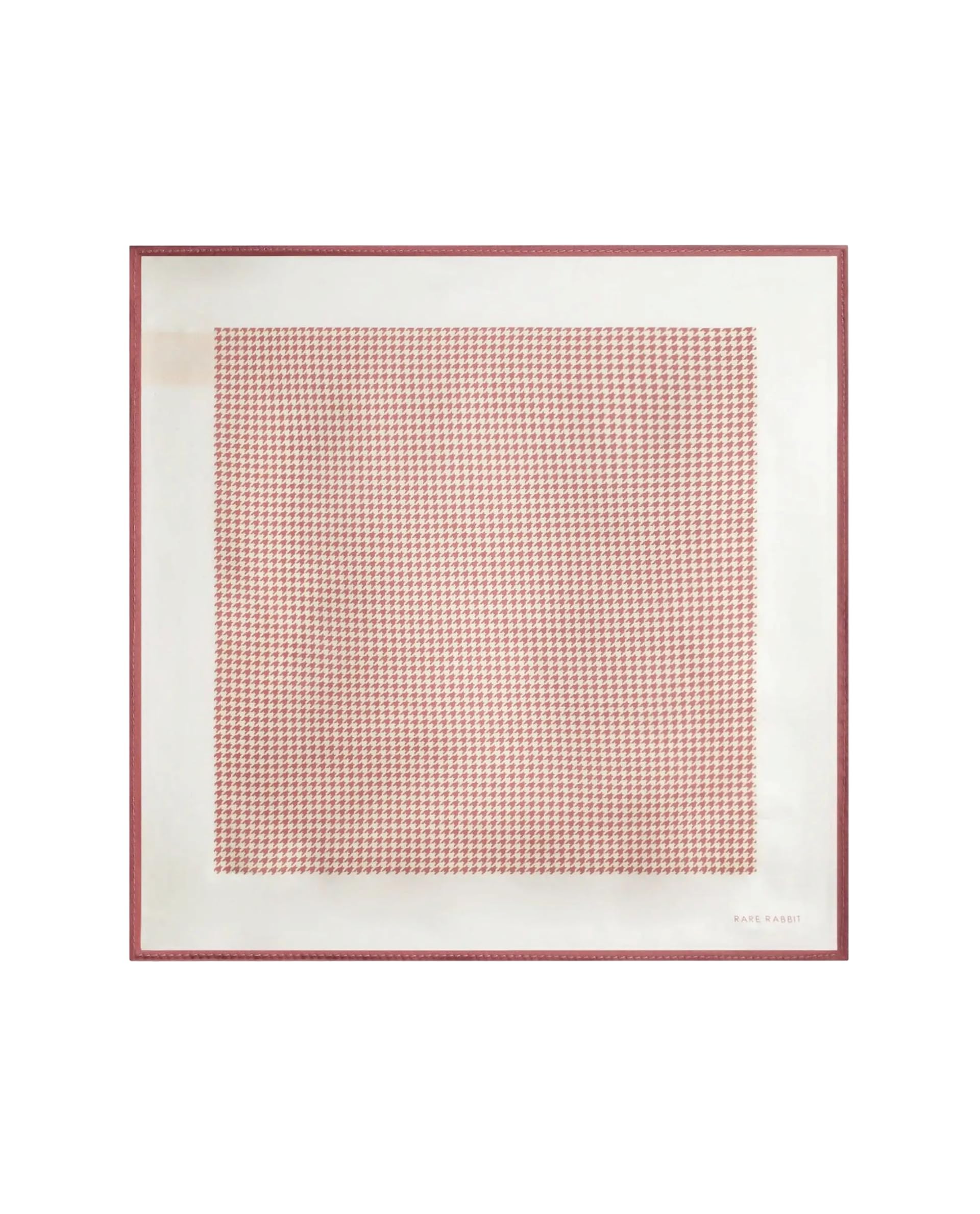 rare rabbit Men's Cann Regular Houndstooth Silk Pocket Square-picture-51
