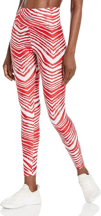 Zubaz Womens Standard Zebra Leggings