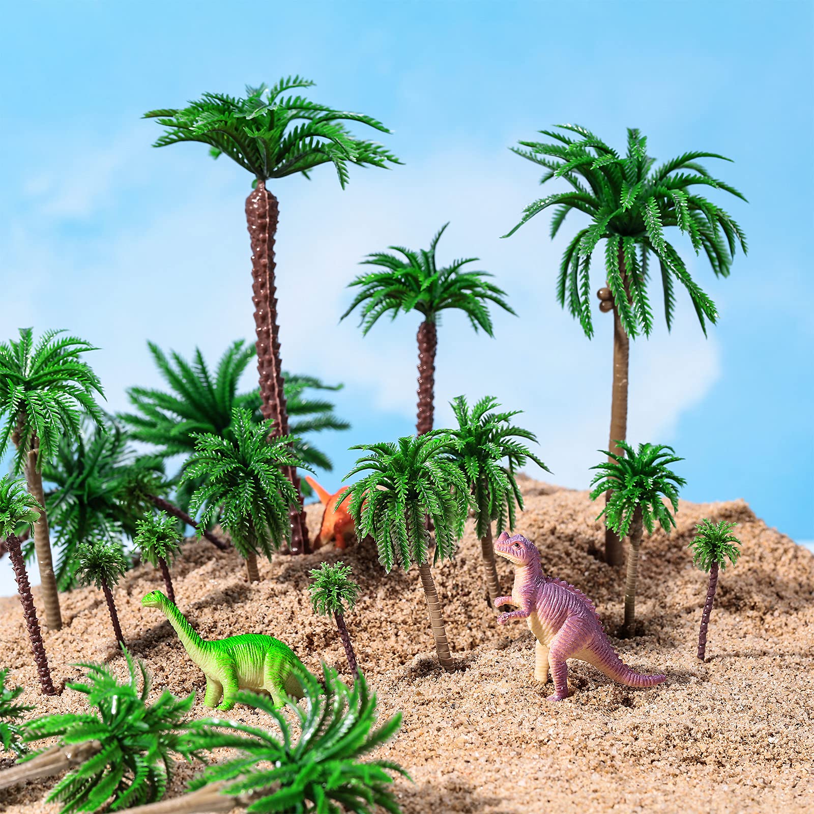 Plastic Palm Tree In Ho Scale Model Railroad Scenery & Trees For Sale - Foto 7