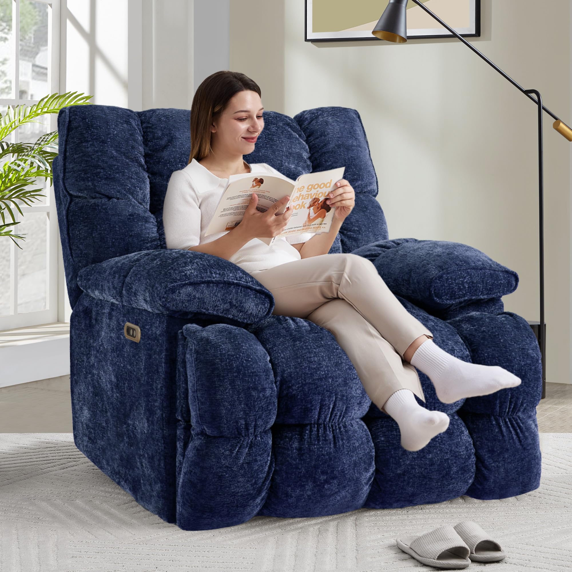VIKAYAMICS Rocker Recliner Chair 42