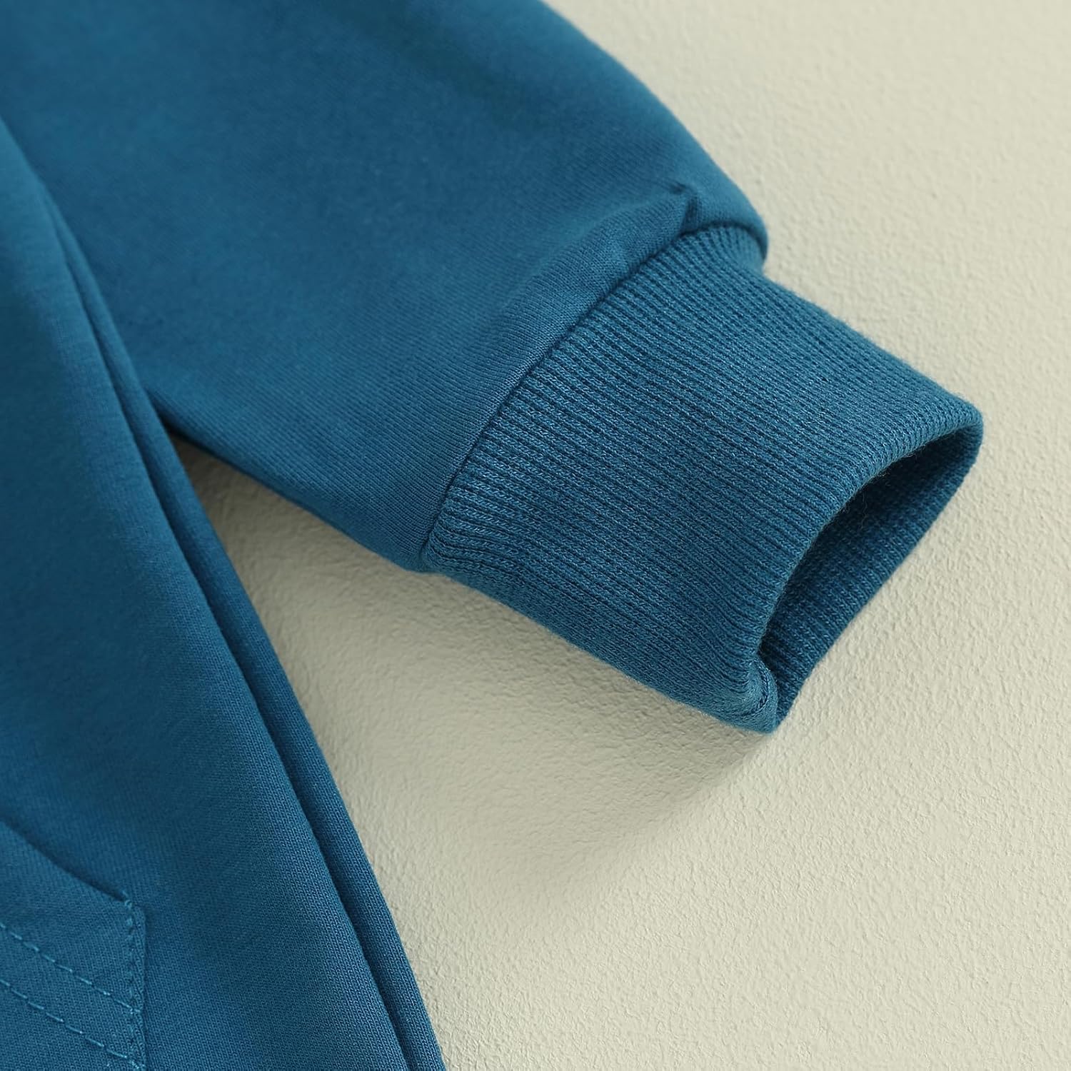 allshope Newborn Baby Boy Girl Fall Outfit Romper Long Sleeve Hooded Solid Zipper Jumpsuit Bodysuit Infant Clothes - Image 6