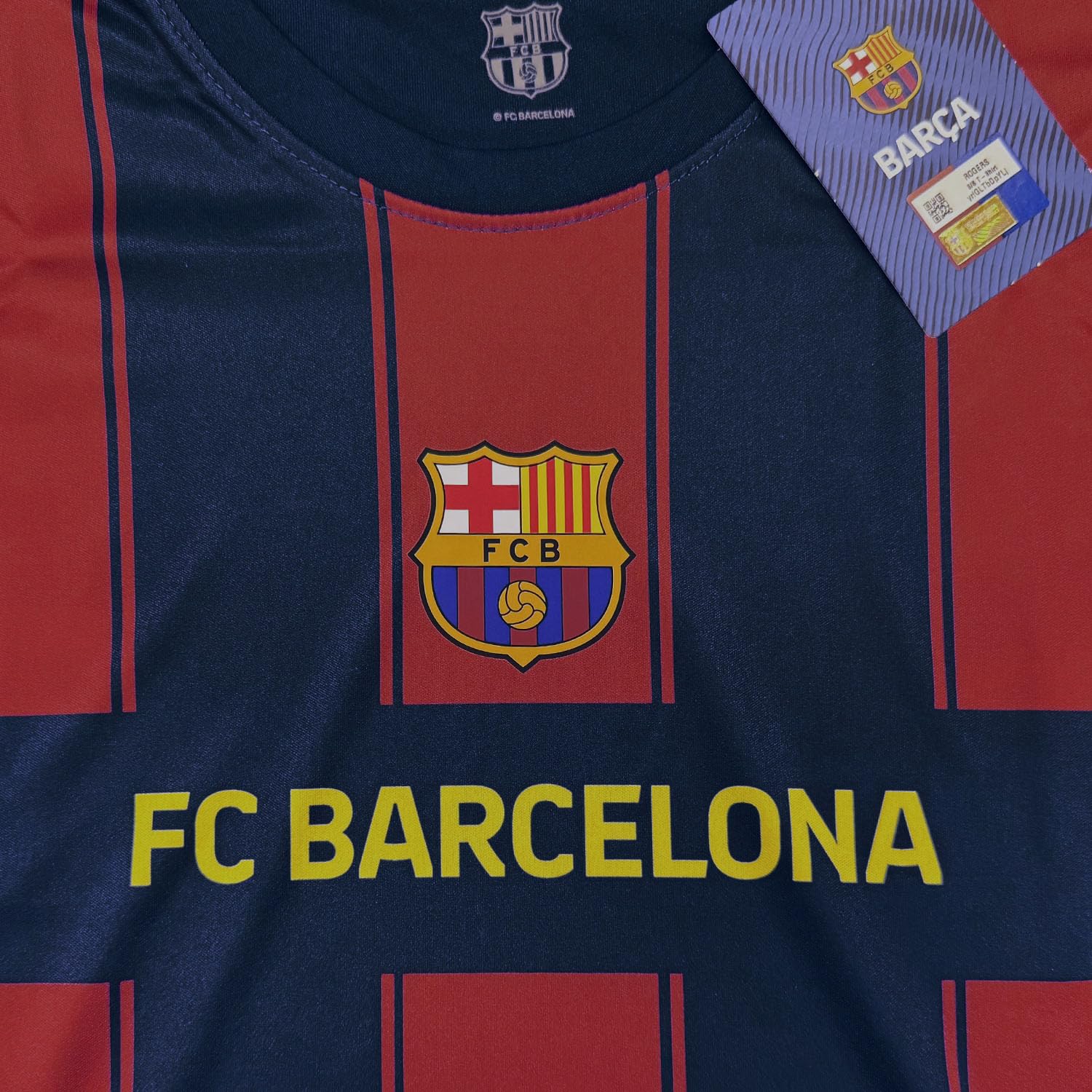 FC BARCELONA Maillot Football Saison 2025/26. Réplique Stade Officiel pour Adulte, Garçon et Enfant