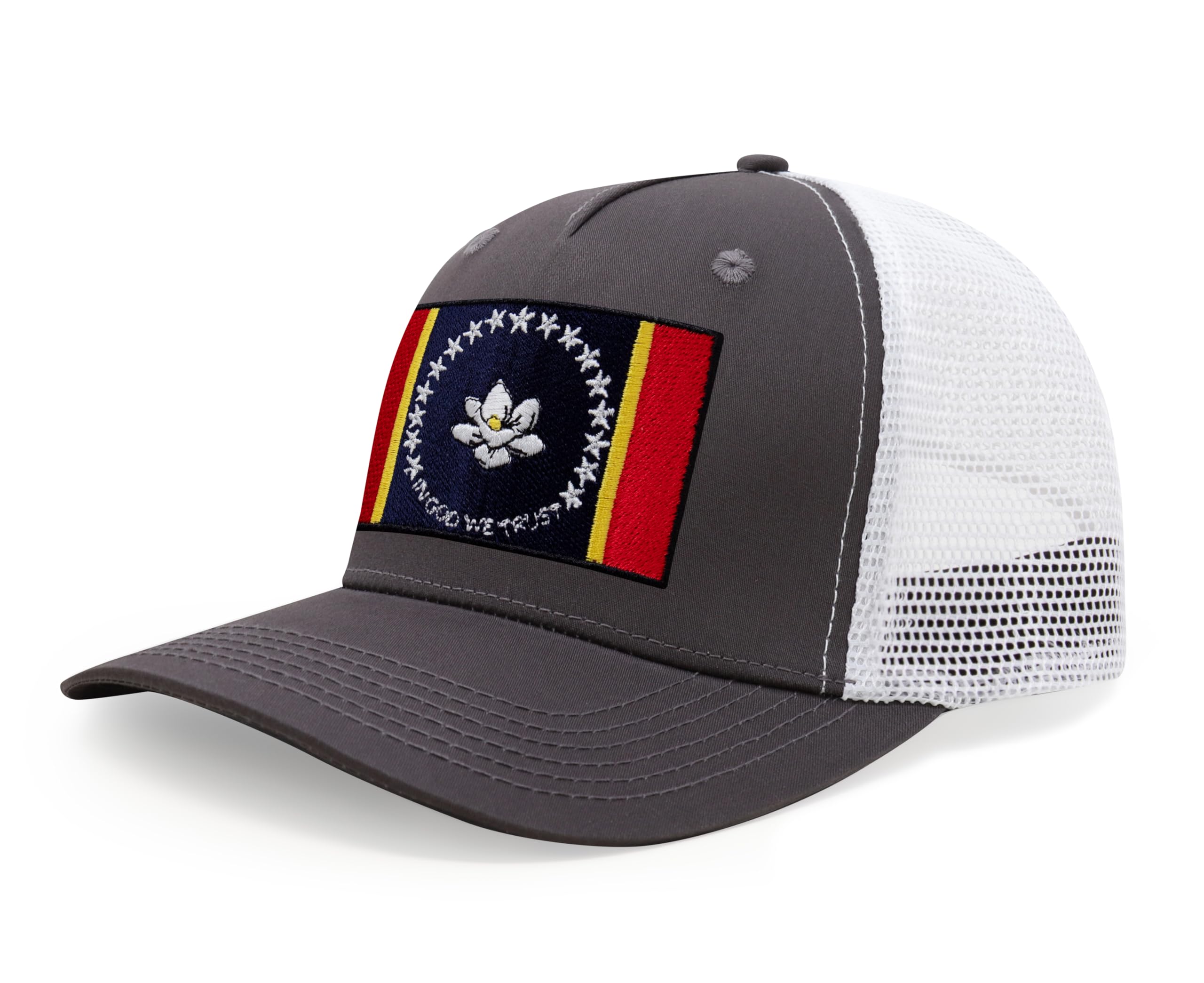 International Tie State Hat for Men and Women, Adjustable Snapback Trucker Baseball Cap with Embroidered Patch