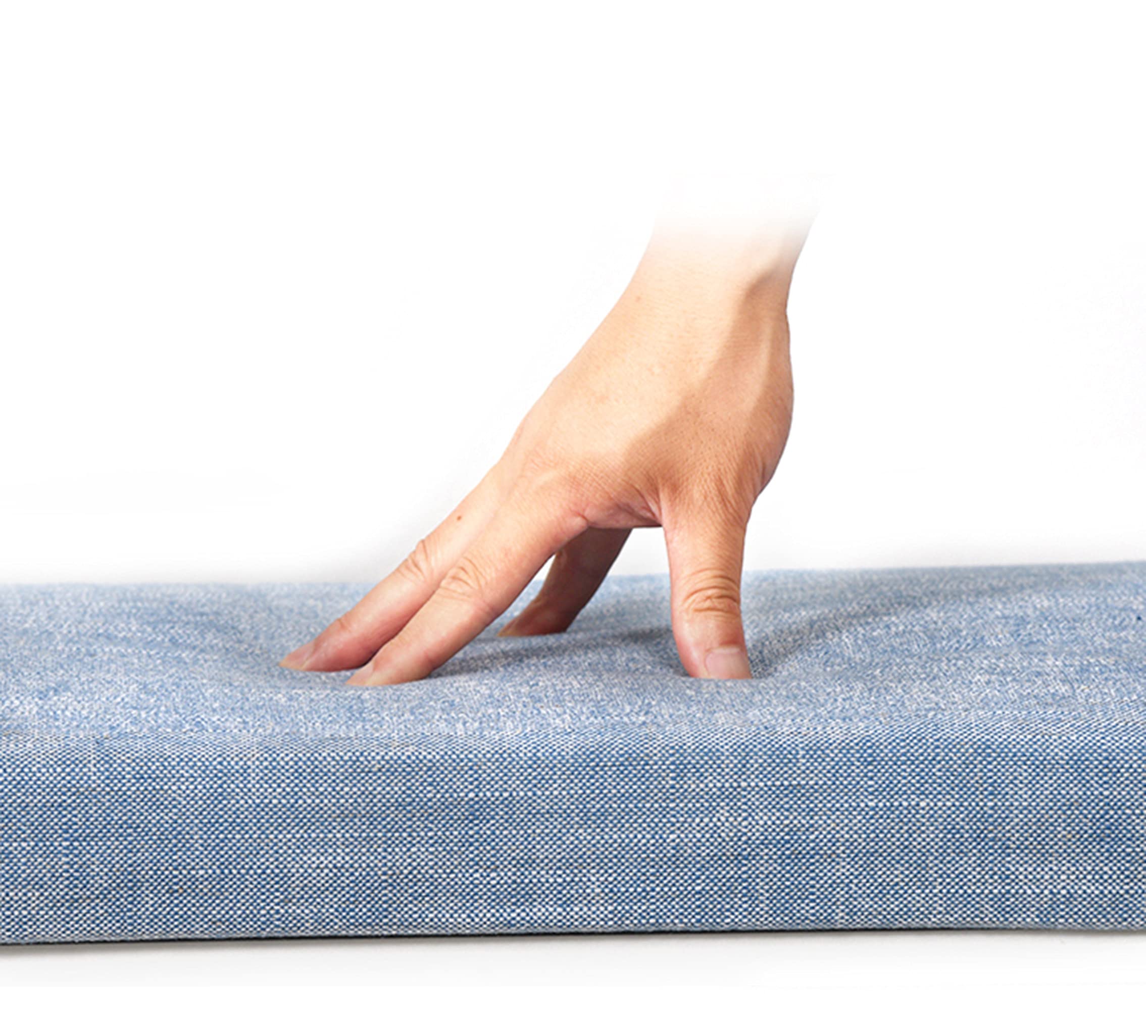 Bankkissen 120x40cm - Dickes Sitzkissen Für Gartenbank Mit Rutschfester Unterseite