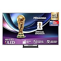 Hisense TV 65″ Mini-LED 165Hz 4K 2025 65U72Q PRO, Smart TV VIDAA U9 con 1000+APP, Dolby Vision IQ, HDR 10+ Adaptive, 165Hz Game Mode Ultra, Dolby Atmos 2.1.2 con Subwoofer, Alexa Built-in, 65”