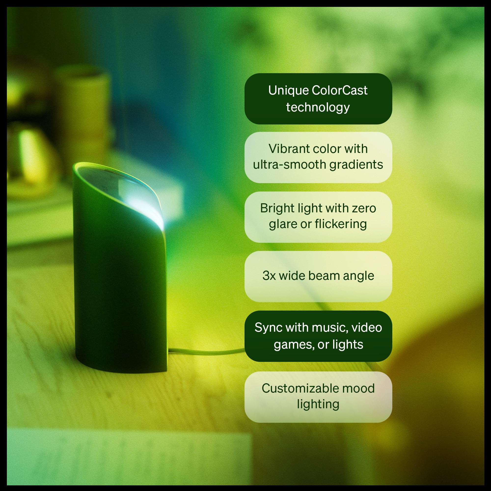 Philips Hue Play Smart Wall Washer Black, White & Color Light with ColorCast Technology, Bluetooth Compatible - Image 4