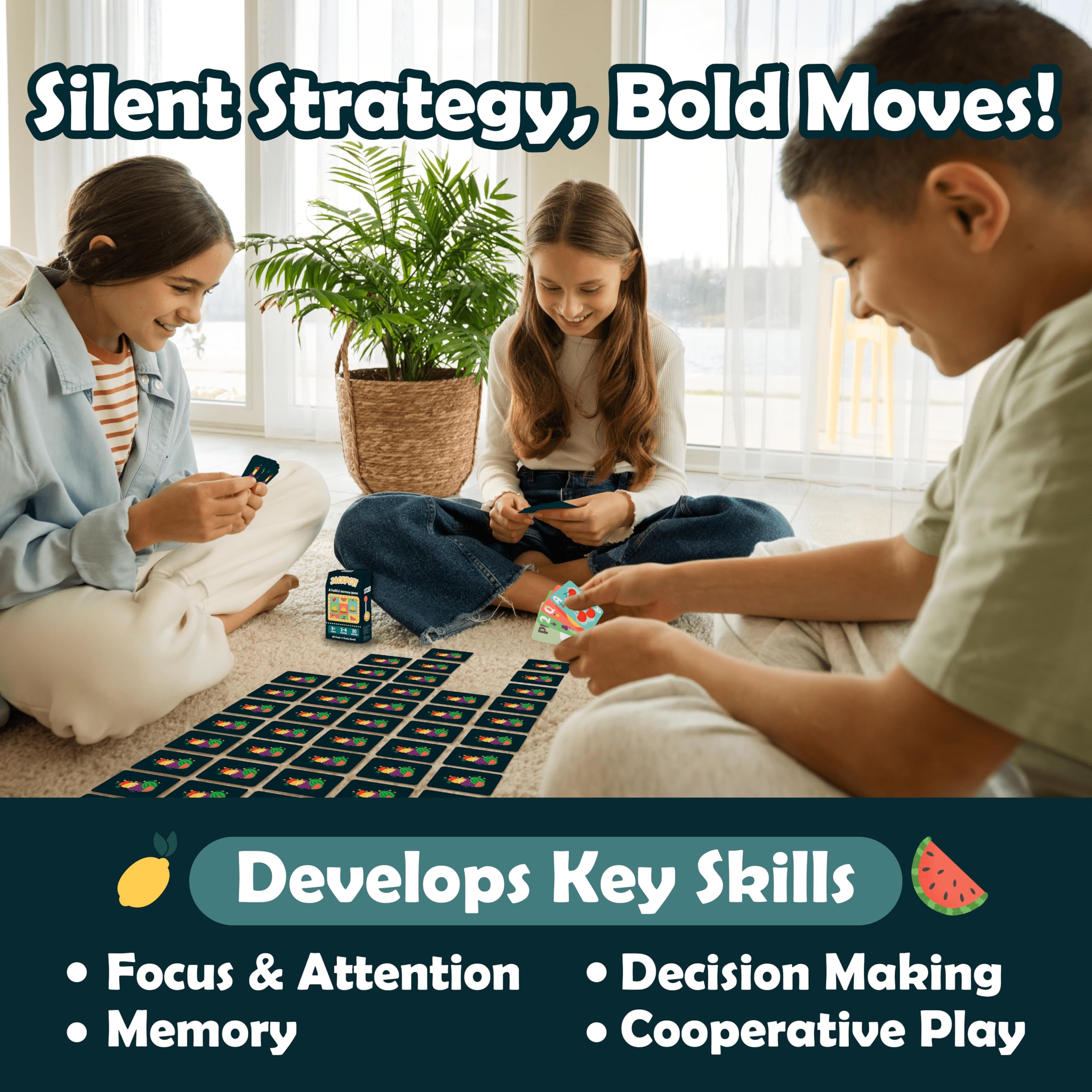 Binca Memory Card Game, Jackpot, Fast-paced Cooperative Strategy Game, Teamwork & Memory Game - Image 4