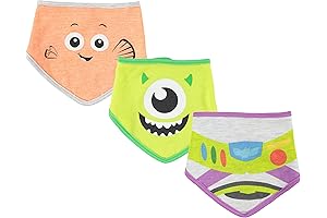 Disney Baby Unisex Bandana Bibs 3-Pack: Toy Story Buddies