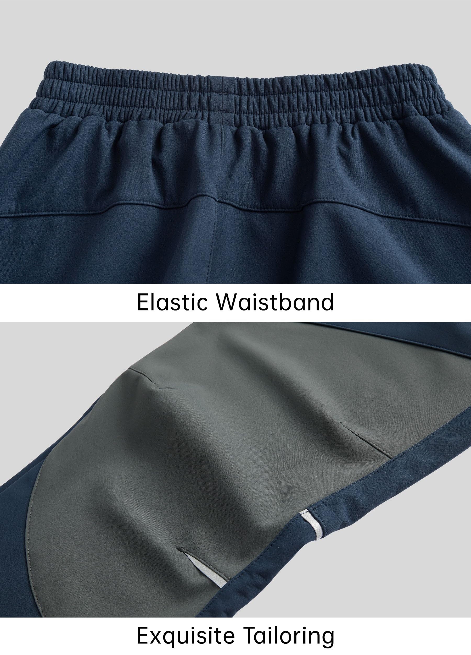 WILLIT Pantalones de softshell para niños, térmicos, forrados, para niños, niñas, invierno, impermeables, resistentes al viento, con bolsillos