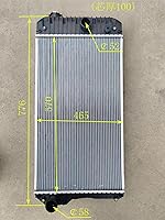 Vista 3 de Radiador compatible con Perkins 1104A-44T 1104C-44 1104C-E44 1104D-44T Caterpillar CAT 416C Piezas del generador Radiadores estacionarios del motor