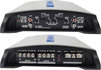 Amazon.com: Audiotek AT804 4 Channel Stereo Car Amplifier - 1000