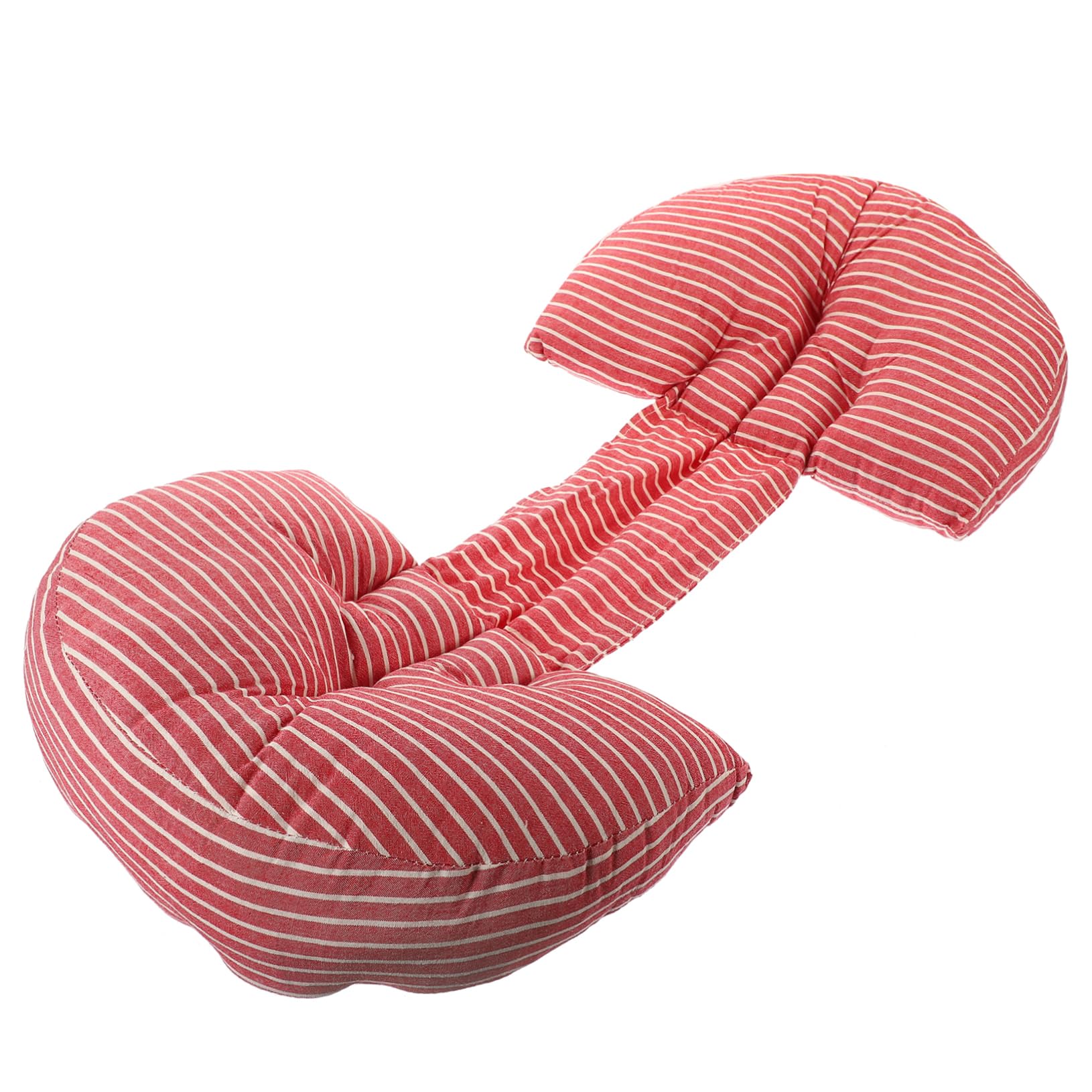 Oreiller U pour femme enceinte rose parfait pour se détendre au salon