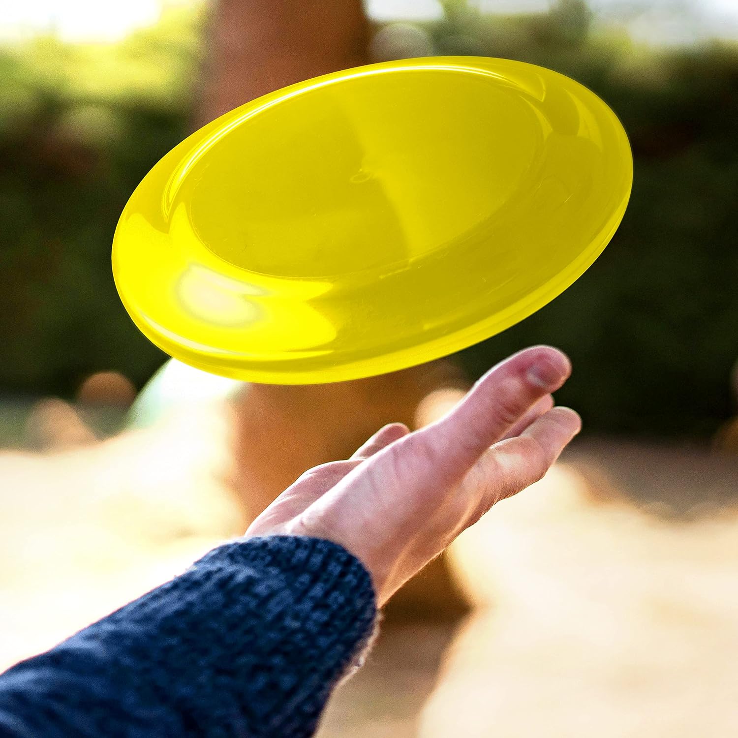 DISCOUNT PROMOS Frisbee Flying Discs in Bulk, 9.25 in. Fun Family Beach Game