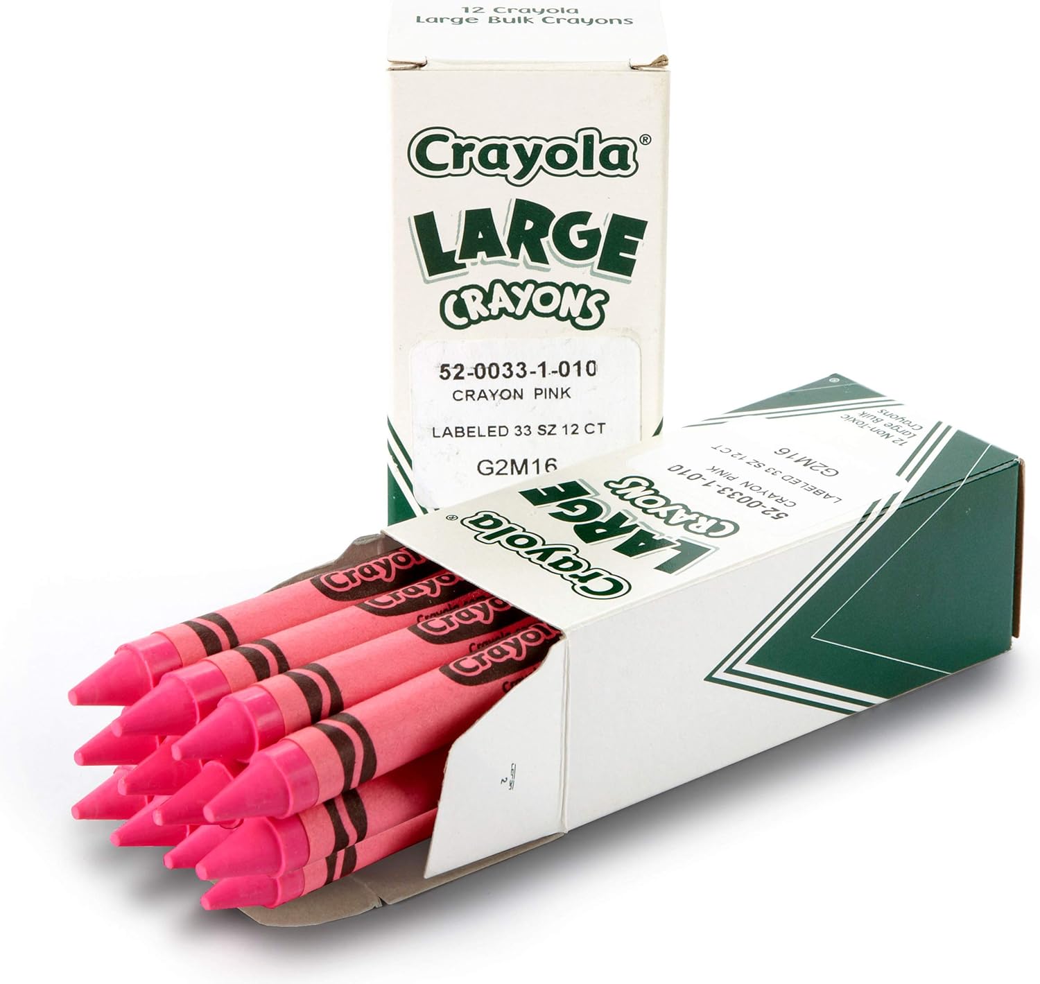 Amazon.co.jp Crayola BulkクレヨンLargeサイズ、カーネーションピンク 1Pack ピンク 520033