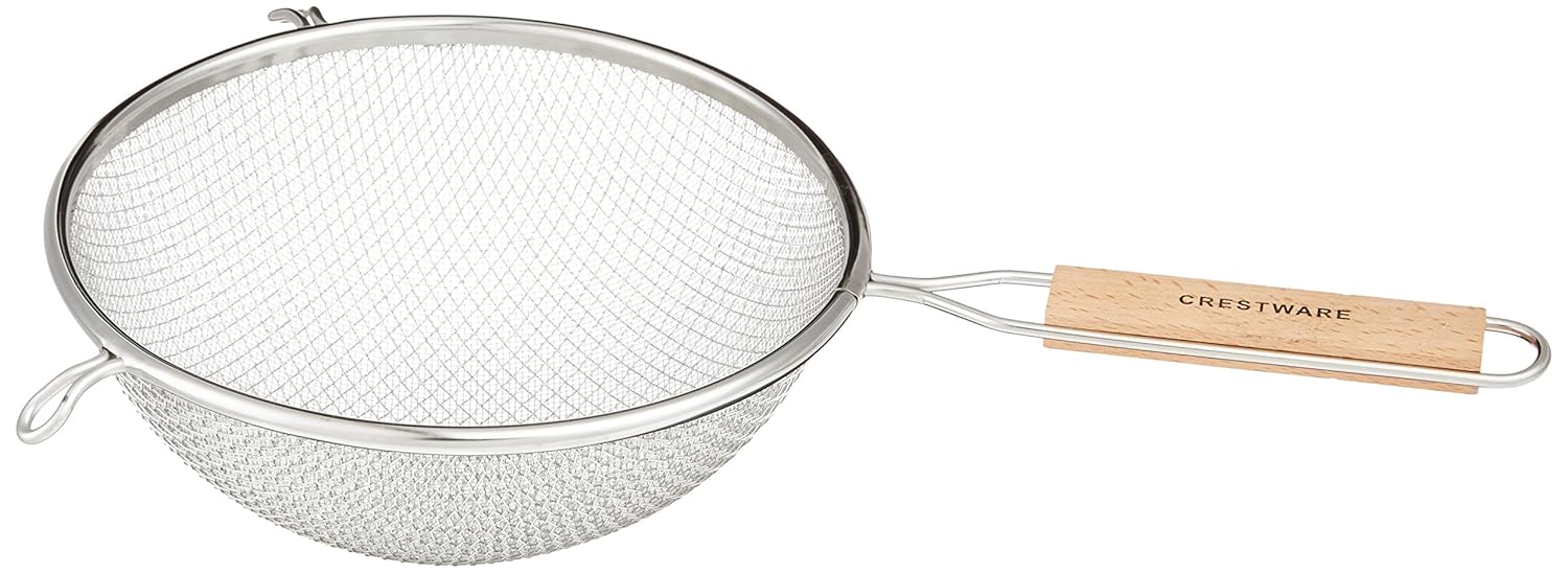 Crestware 8Inch Medium Double Mesh Strainer Amazon.in Home & Kitchen