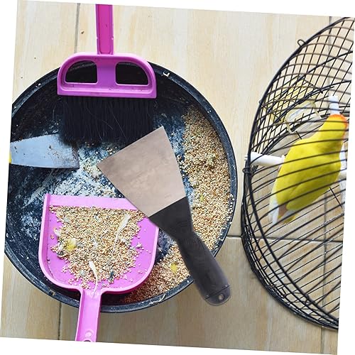 Miniatura 3 de YARNOW Palas de limpieza de jaula para pájaros, palas recogedoras de excrementos, pala de heces de gato, herramientas de gardenin, suministros para