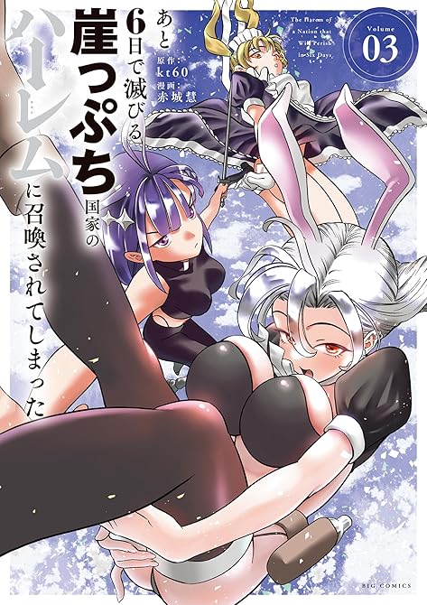 『あと6日で滅びる崖っぷち国家のハーレムに召喚されてしまった（３）』の表紙イラスト 電子書籍 漫画