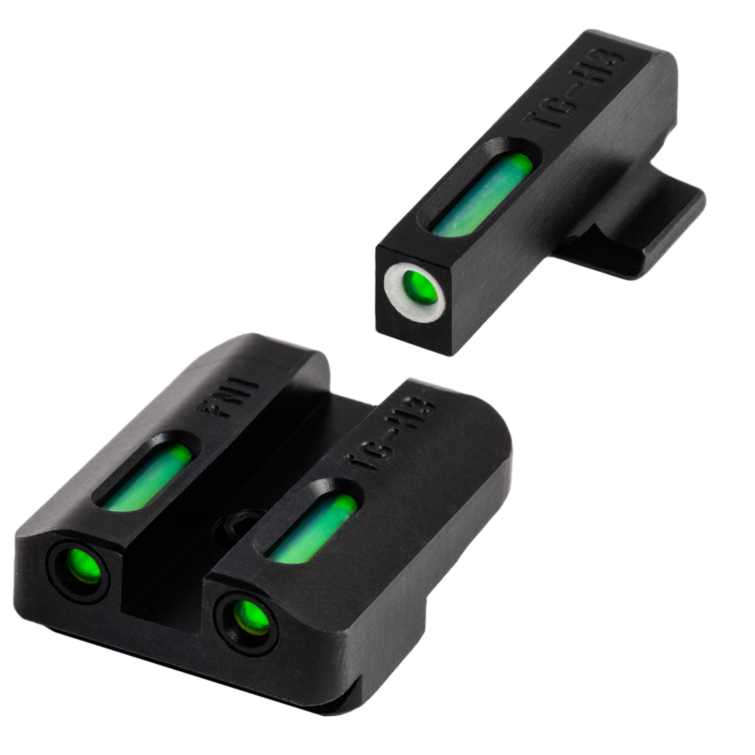 TRUGLO TFX Handgun Sight | Durable Shock-Resistant Compact Brightly Glowing Tritium &amp; Fiber-Optic Xtreme Day/Night Sight for Handguns