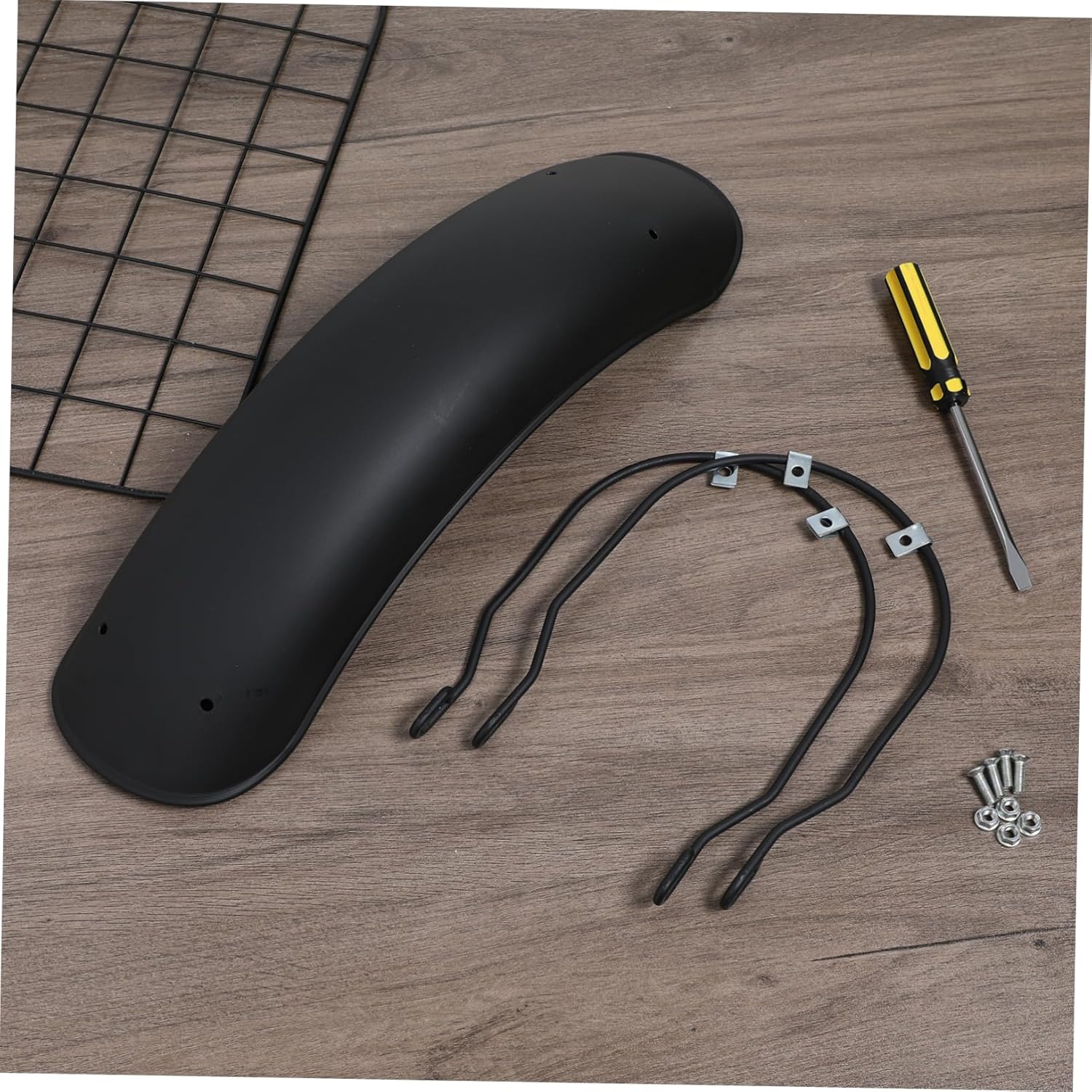 Wakauto Motorcycle Front Wheel Mudguard Mud Guard for against Mud and Water Easy Installation Motorcycle Accessories