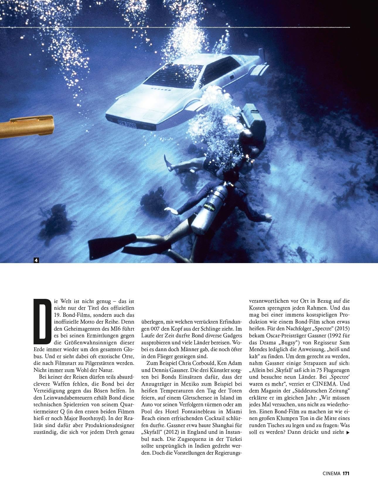 Cinema präsentiert: Inside James Bond: Der ultimative Guide durch die explosive Welt des berühmtesten Agenten der Kinogeschichte: Bond ... James Bond