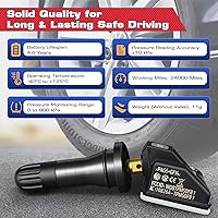 Vista 6 de Autel TPMS MX Sensor 315 433Mhz 2 en 1 Sensores de llantas, nivel OE, Press-Release universal, 100% programable por TPMS Tool TS408S TS501 PRO