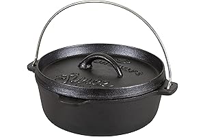 Stansport Pre-Seasoned Cast Iron Dutch Oven