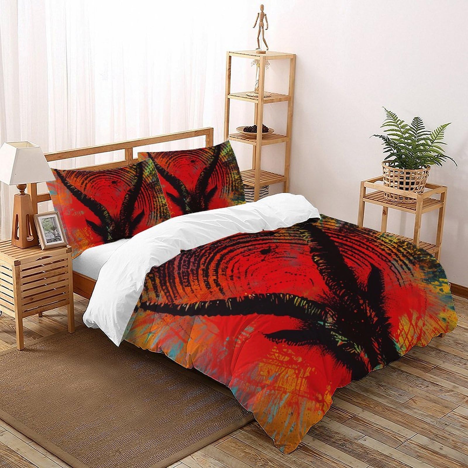 Housse de couette douceur absolue 260x220cm facile d'entretien pour lit enfant