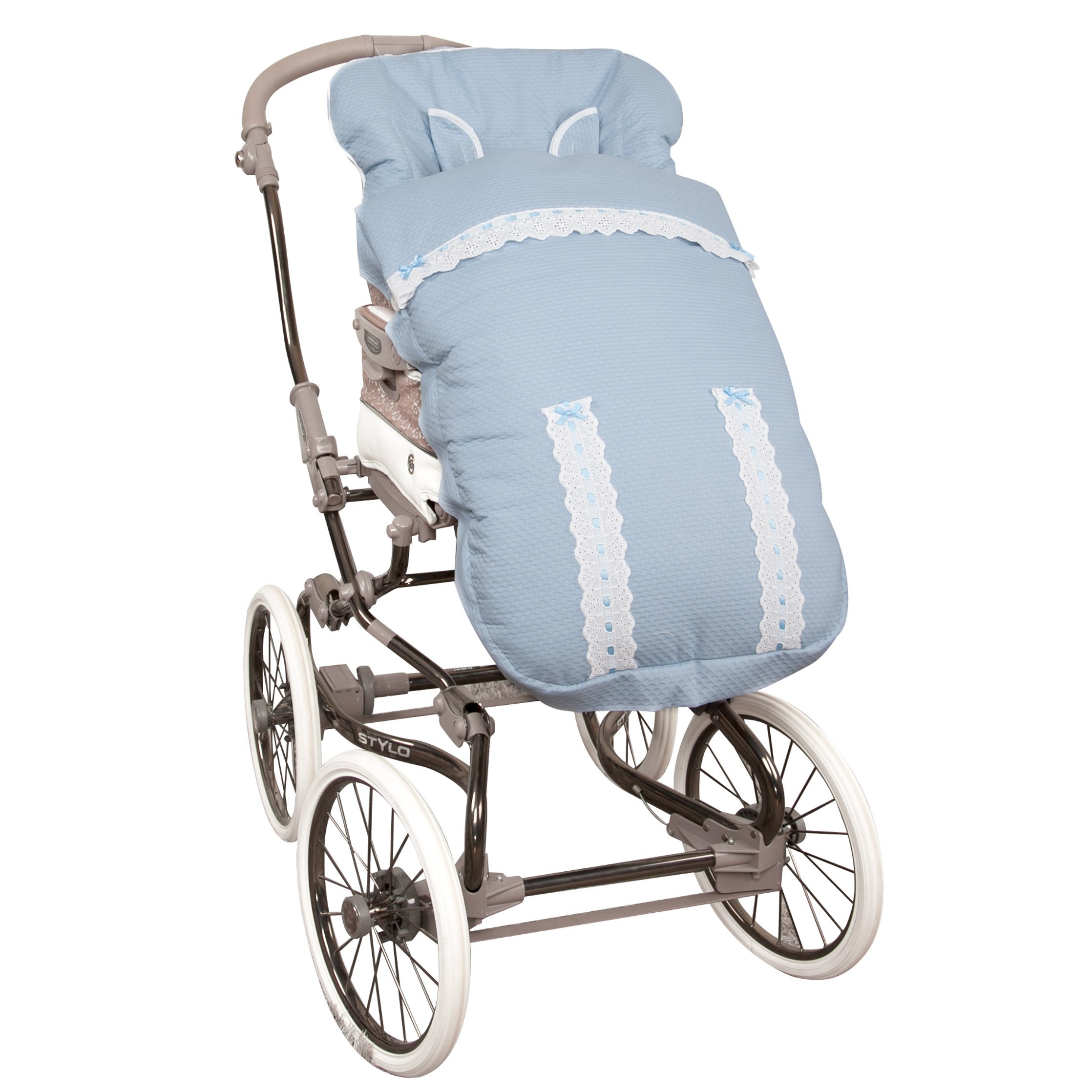 Saco de Bebé Universal Silla + Cubre Arnés de regalo, desmontable, tejido trasero 3D