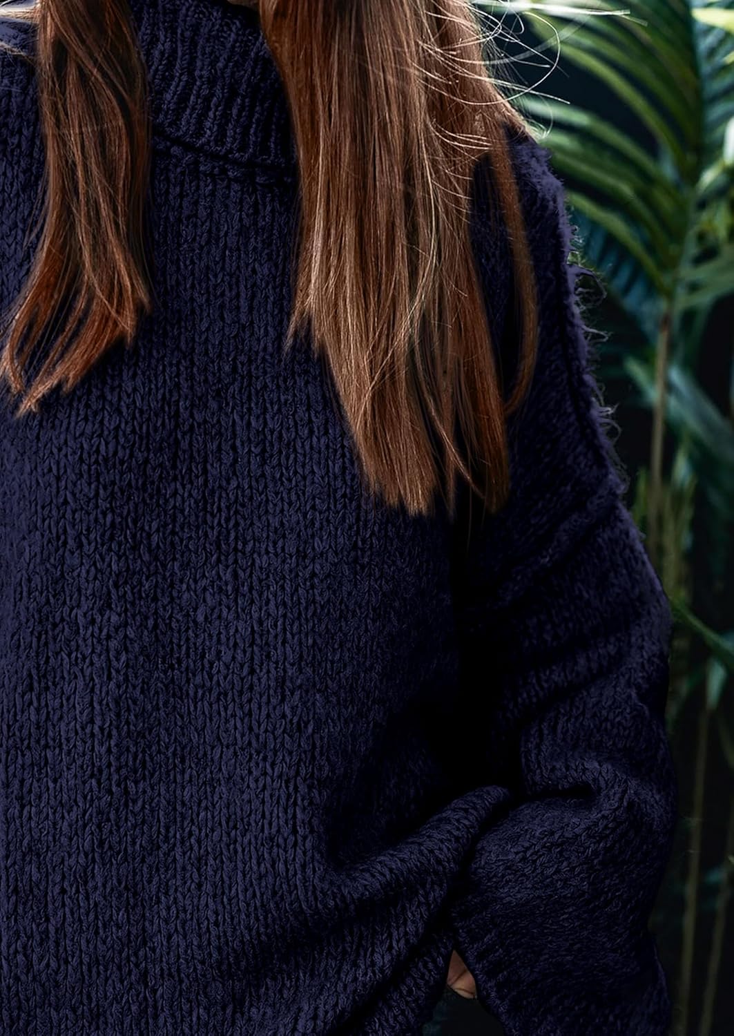 PRETTYGARDEN Women's 2026 Fall Turtleneck Oversized Sweaters Long Sleeve Chunky Knit Pullover Tops Winter Fashion Clothes - Image 7