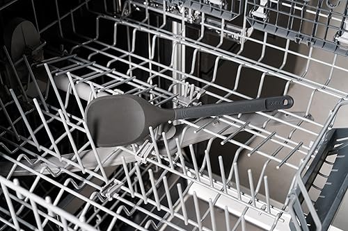 Miniatura 7 de Zyliss E980220 Spoontula grande, paja de trigosilicona sostenible, cuchara de cocinaespátula, cabeza de silicona resistente al calor, gris Beluga,