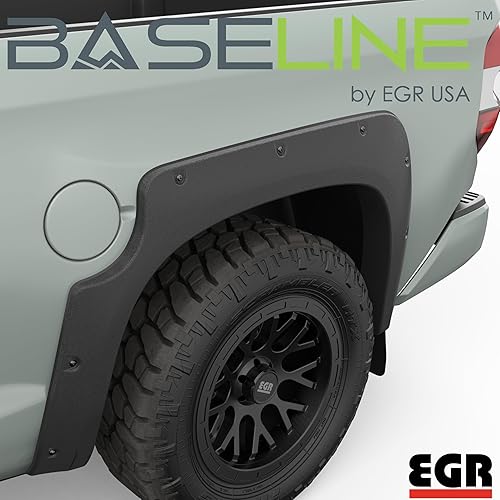 Miniatura 6 de EGR BLF1016 - Guardabarros serie Baseline con aspecto atornillado simulado, compatible con Toyota Tundra 2014-2021