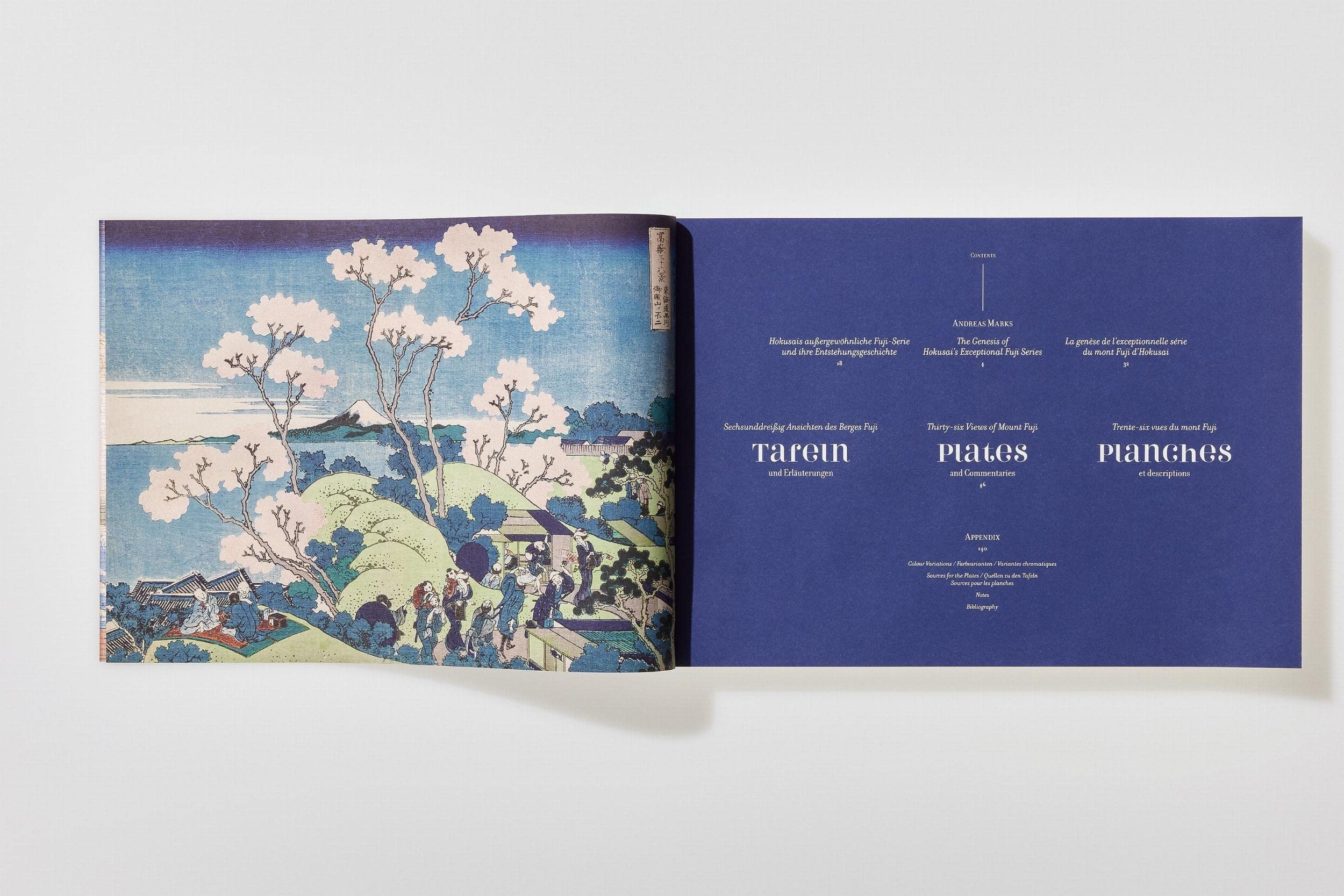 Hokusai: Thirty-six Views of Mount Fuji / Sechsunddreissig Ansichten Des Berges Fuji / Trente-six Vues Du Mont Fuji