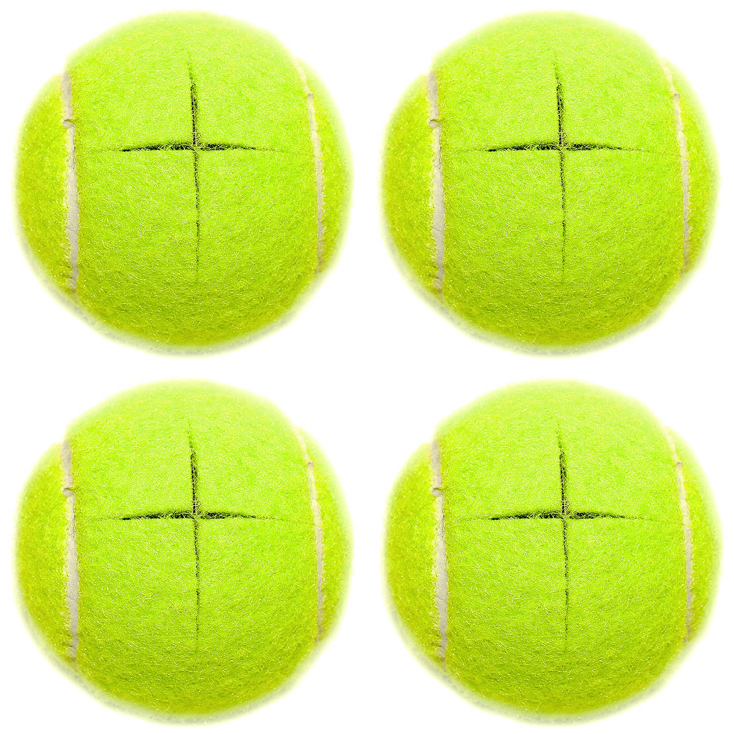 URBEST 4PCS Precut Walker Tennis Balls for Furniture Legs and Floor Protection