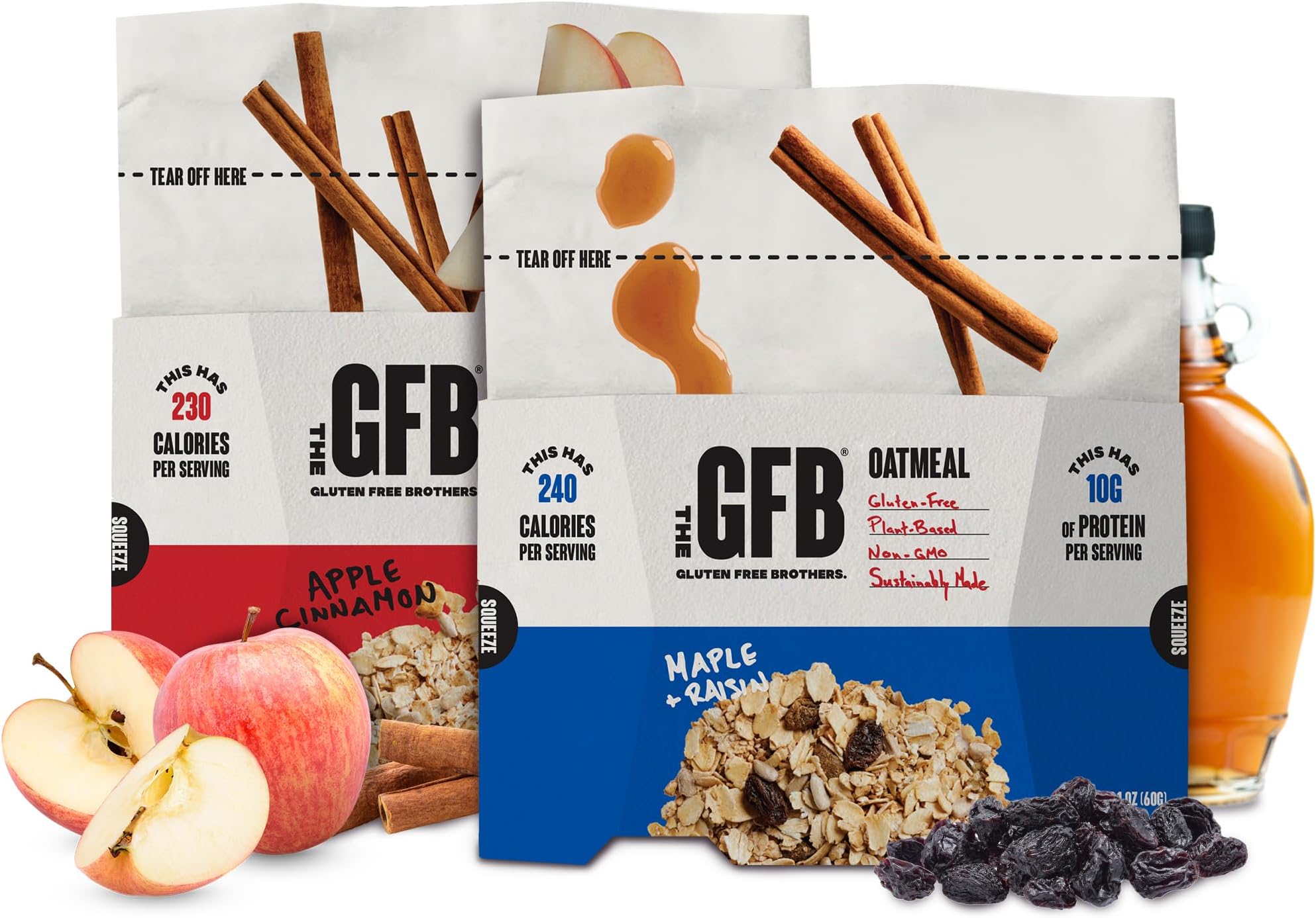 Variety Pack of Protein Oatmeal Cups - Unique Pop-Up Bowl - Gluten Free, Plant Based, Non GMO, Sustainably Made - Ridiculously Tasty, Healthy, Vegan Protein Instant Oatmeal, 2 oz (6 Count)