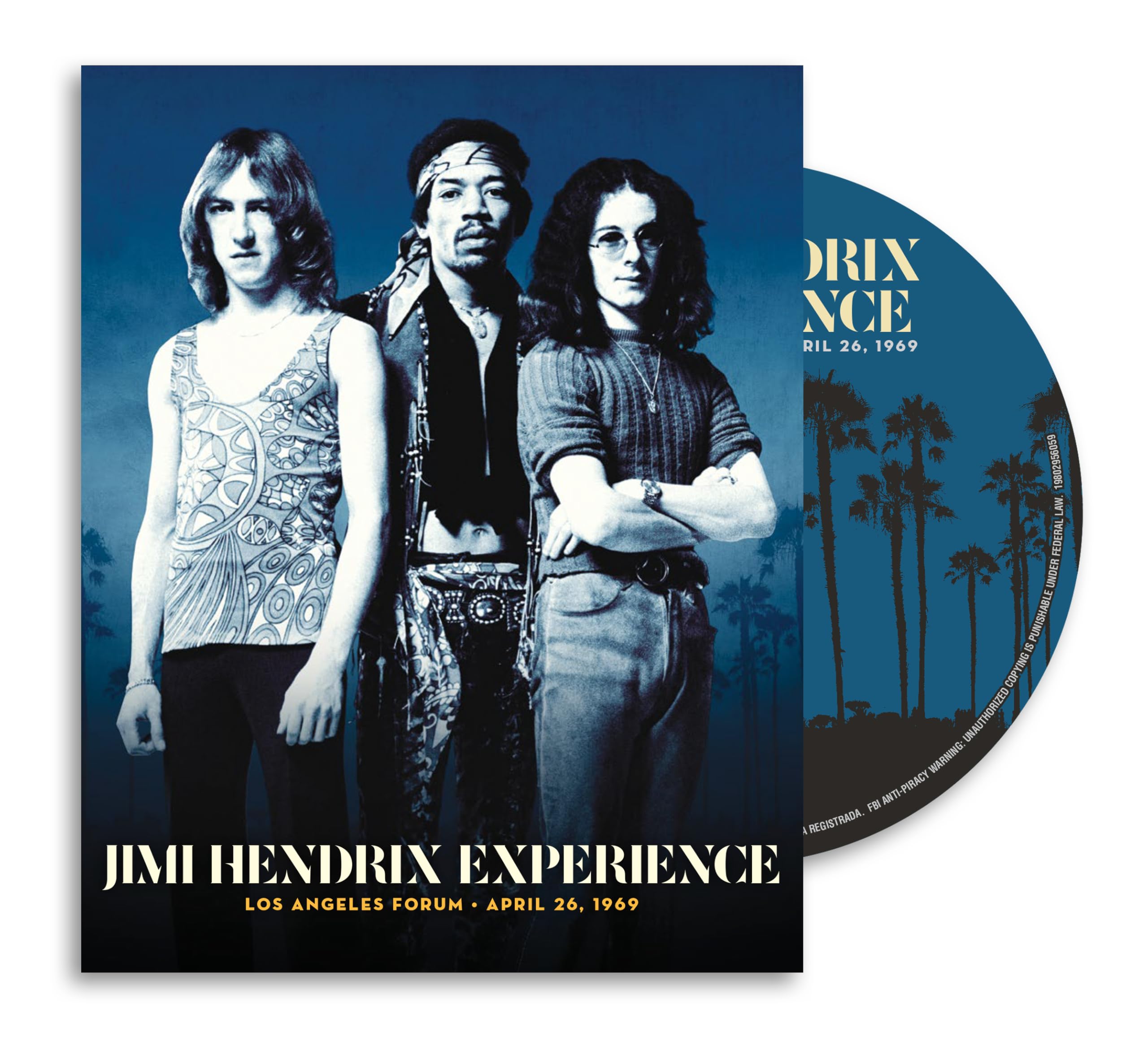 Jimi Hendrix Los Angeles Forum April 26 1969 Blu-Ray + Booklet New And Sealed