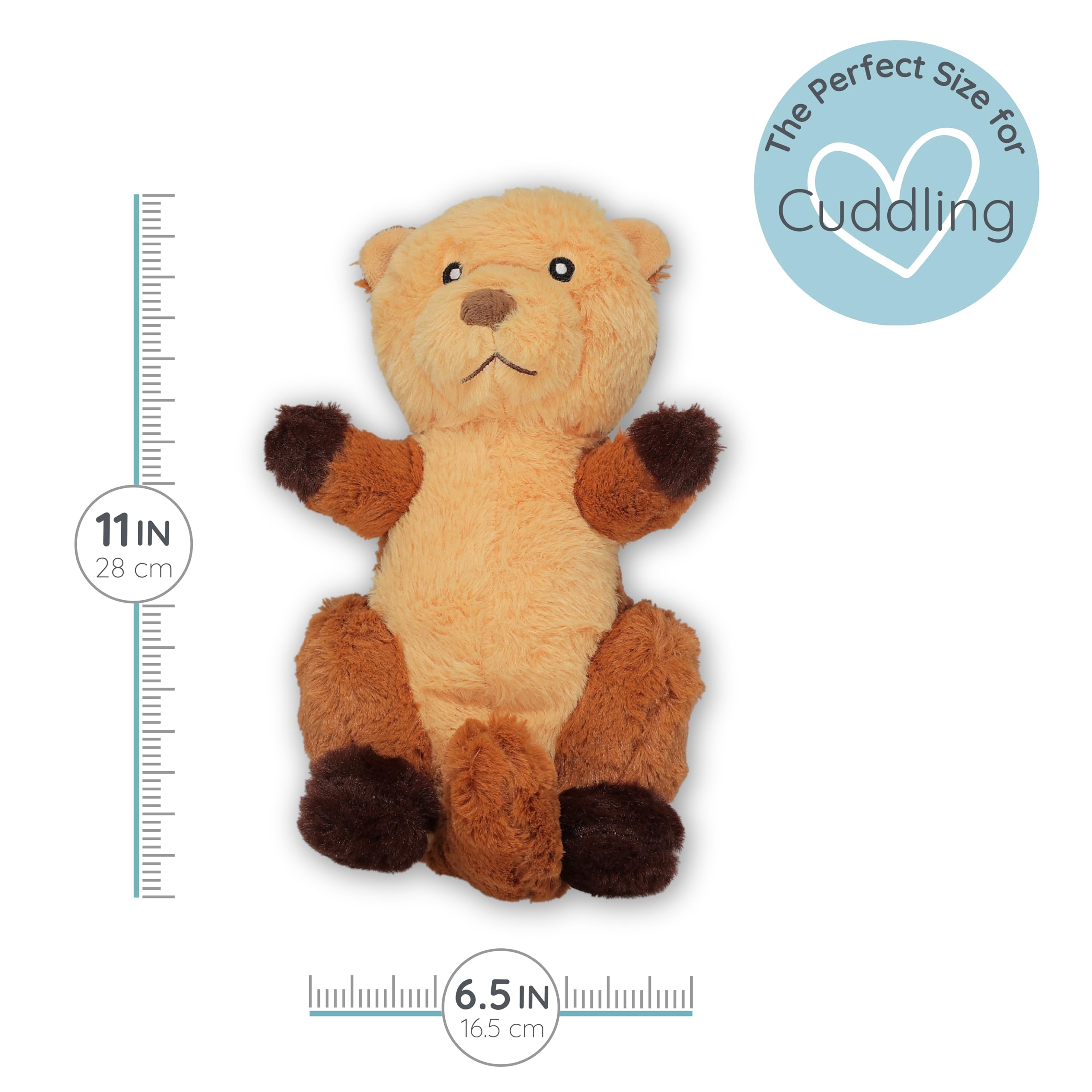 1i4 Group Warm Pals - Otter - Cozy Microwavable Lavender Scented Plush Toys - Heated Stuffed Animal - Heatable Coolable Bedtime Comfort Plushie - Image 5