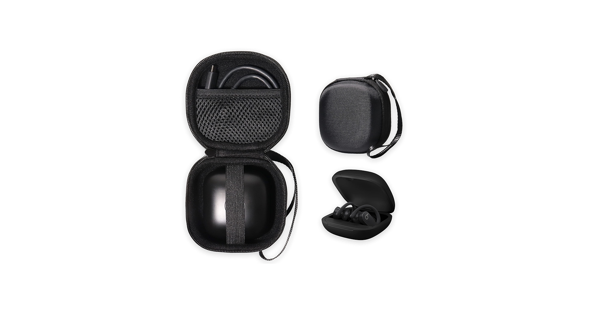 PowerBeatsProブラック、PowerBeatsPro保護ケース Amazon | AIRSPO Powerbeats ProワイヤレスイヤホンケースTPU