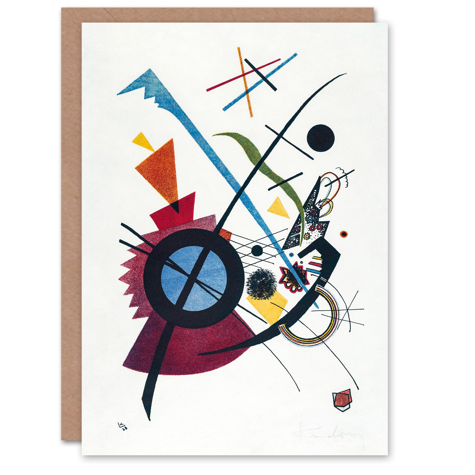 Artery8 Wassily Kandinsky Art Card Violet Abstract Painting