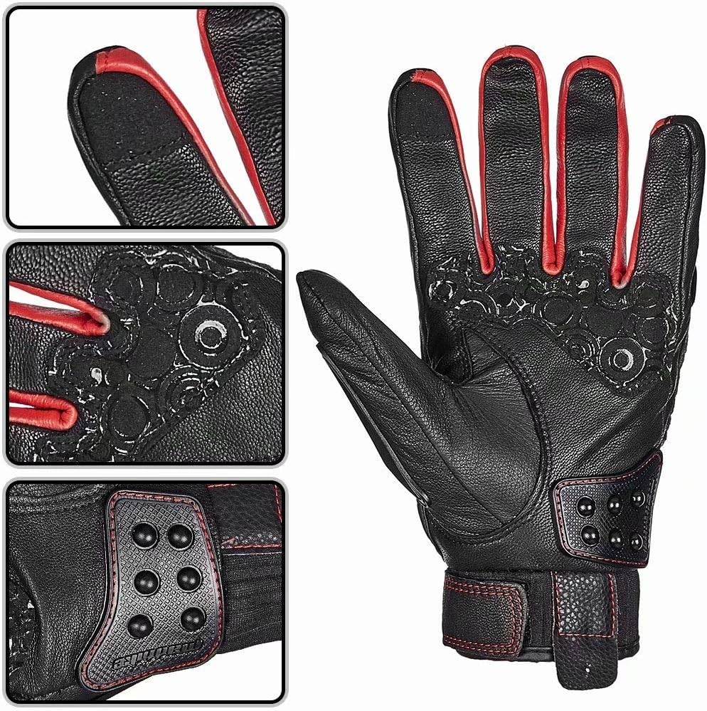 ILM Alloy Steel Touchscreen Bicycle Motorcycle Motorbike Powersports Racing Glove