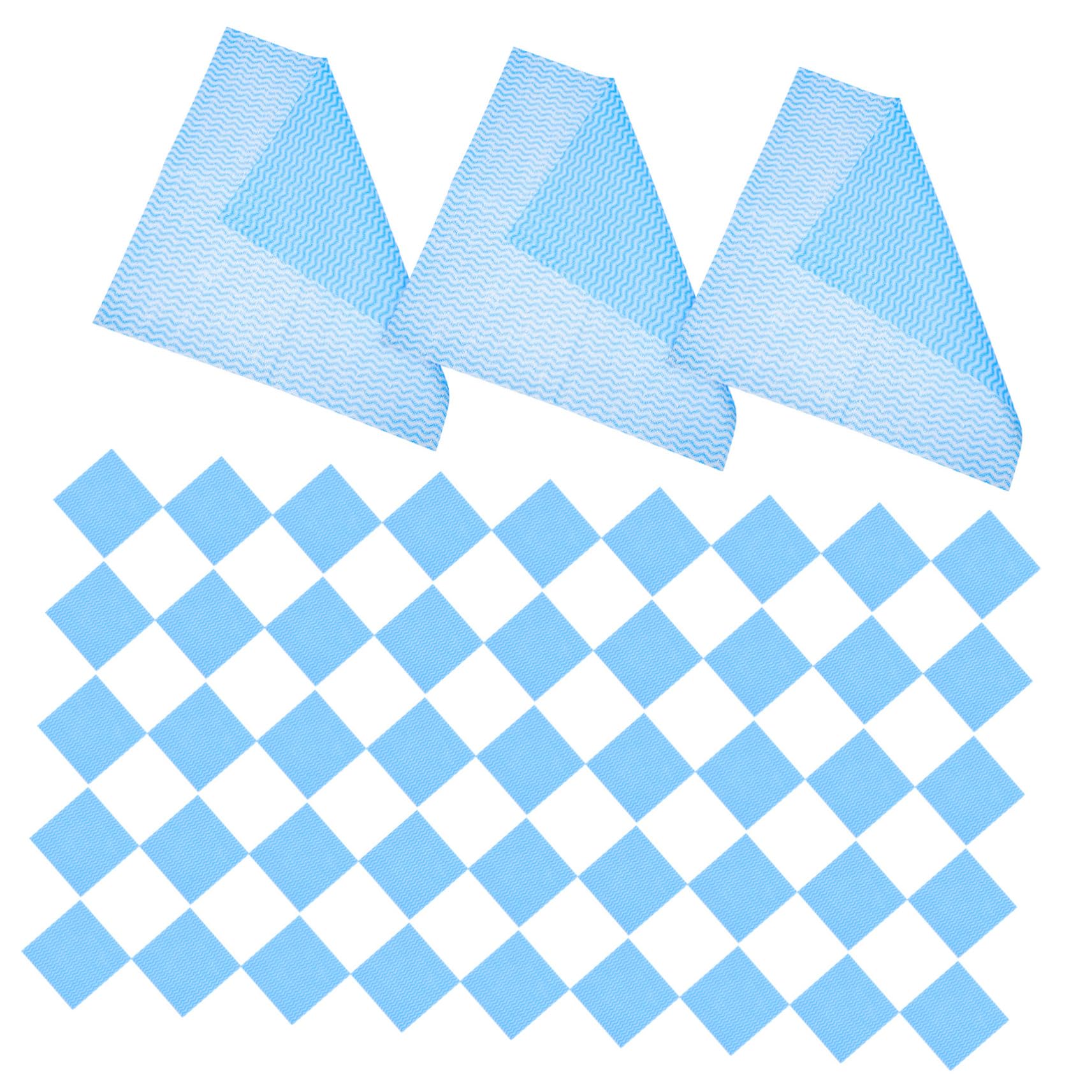 Paños de cocina de tela no tejida COLLBATH azules, ideales para limpiar manchas y grasa