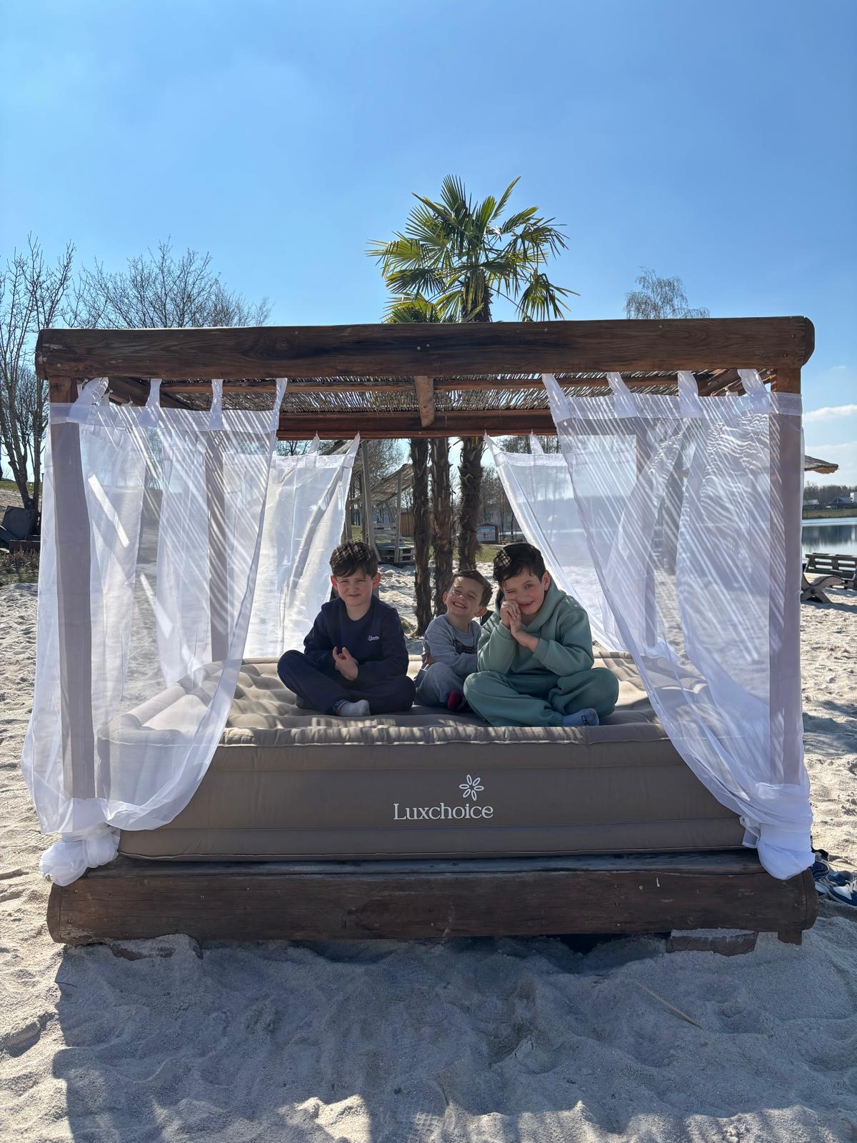 Luxchoice Cama de Aire para 1 Personas Colchón de Aire Autoinflable con Bomba PortáTil y Antidesgaste y Antiruido Tejido de Primera Calidad Colchón Inflable para Camping O Uso DoméStico