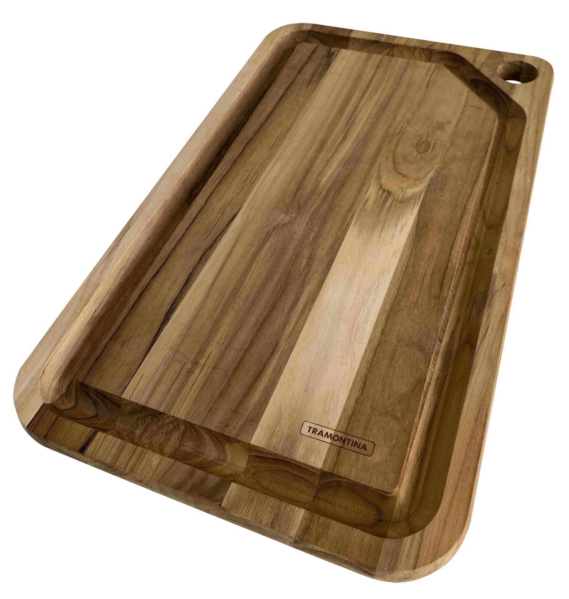 Tramontina Schneidebrett aus Teakholz, 49 x 28 cm, 13333/352, Braun
