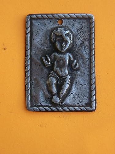 Estaño Bebé Bebé Milagro Ex Voto